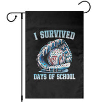 I Survived 67 Days Of School Baseball Glove Ice Cream Garden Flag Funny Christmas Six Seven Meme - Wonder Print Shop