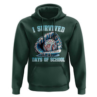 I Survived 67 Days Of School Baseball Glove Ice Cream Hoodie Funny Christmas Six Seven Meme - Wonder Print Shop