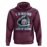 I Survived 67 Days Of School Baseball Glove Ice Cream Hoodie Funny Christmas Six Seven Meme - Wonder Print Shop