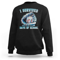 I Survived 67 Days Of School Baseball Glove Ice Cream Sweatshirt Funny Christmas Six Seven Meme - Wonder Print Shop