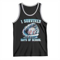 I Survived 67 Days Of School Baseball Glove Ice Cream Tank Top Funny Christmas Six Seven Meme - Wonder Print Shop