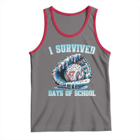 I Survived 67 Days Of School Baseball Glove Ice Cream Tank Top Funny Christmas Six Seven Meme - Wonder Print Shop