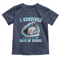 I Survived 67 Days Of School Baseball Glove Ice Cream Toddler T Shirt Funny Christmas Six Seven Meme - Wonder Print Shop