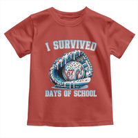 I Survived 67 Days Of School Baseball Glove Ice Cream Toddler T Shirt Funny Christmas Six Seven Meme - Wonder Print Shop