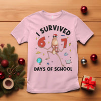 Marcus The Worm 67 Days of School T Shirt I Survived Funny Six Seven Meme Christmas Vibe - Wonder Print Shop