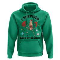 Marcus The Worm 67 Days of School Hoodie I Survived Funny Six Seven Meme Christmas Vibe - Wonder Print Shop
