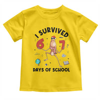Marcus The Worm 67 Days of School Toddler T Shirt I Survived Funny Six Seven Meme Christmas Vibe - Wonder Print Shop