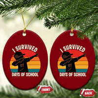 I Survived 67 Days Of School Ceramic Ornament Funny Boys Kids - Wonder Print Shop
