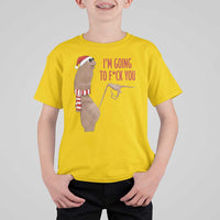 Marcus The Worm Christmas Meme T Shirt For Kid I Am Going To Fck You - Wonder Print Shop