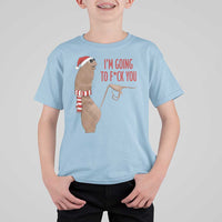 Marcus The Worm Christmas Meme T Shirt For Kid I Am Going To Fck You - Wonder Print Shop