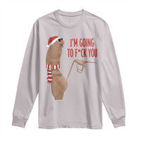 Marcus The Worm Christmas Meme Long Sleeve Shirt I Am Going To Fck You - Wonder Print Shop