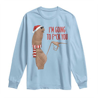 Marcus The Worm Christmas Meme Long Sleeve Shirt I Am Going To Fck You - Wonder Print Shop