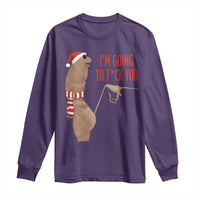 Marcus The Worm Christmas Meme Long Sleeve Shirt I Am Going To Fck You - Wonder Print Shop
