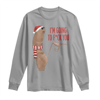 Marcus The Worm Christmas Meme Long Sleeve Shirt I Am Going To Fck You - Wonder Print Shop