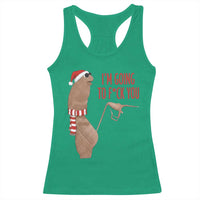 Marcus The Worm Christmas Meme Racerback Tank Top I Am Going To Fck You - Wonder Print Shop