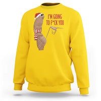 Marcus The Worm Christmas Meme Sweatshirt I Am Going To Fck You - Wonder Print Shop