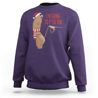 Marcus The Worm Christmas Meme Sweatshirt I Am Going To Fck You - Wonder Print Shop