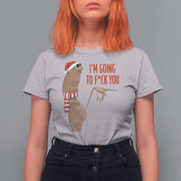 Marcus The Worm Christmas Meme T Shirt For Women I Am Going To Fck You - Wonder Print Shop
