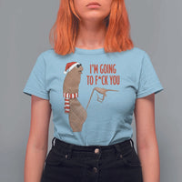 Marcus The Worm Christmas Meme T Shirt For Women I Am Going To Fck You - Wonder Print Shop