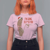 Marcus The Worm Christmas Meme T Shirt For Women I Am Going To Fck You - Wonder Print Shop