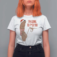Marcus The Worm Christmas Meme T Shirt For Women I Am Going To Fck You - Wonder Print Shop