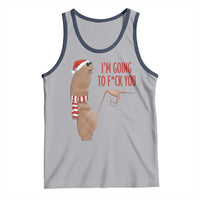 Marcus The Worm Christmas Meme Tank Top I Am Going To Fck You - Wonder Print Shop
