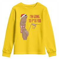 Marcus The Worm Christmas Meme Youth Sweatshirt I Am Going To Fck You - Wonder Print Shop