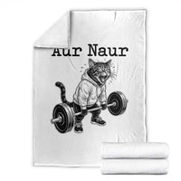 Aur Naur Raccoon Meme Throw Blanket Funny Sarcastic Oh No Australian Accent