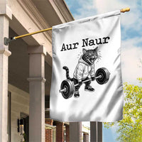 Aur Naur Raccoon Meme Garden Flag Funny Sarcastic Oh No Australian Accent