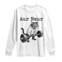 Aur Naur Raccoon Meme Long Sleeve Shirt Funny Sarcastic Oh No Australian Accent