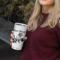Aur Naur Raccoon Meme Tumbler Cup Funny Sarcastic Oh No Australian Accent