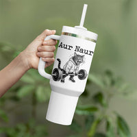 Aur Naur Raccoon Meme Tumbler With Handle Funny Sarcastic Oh No Australian Accent