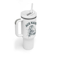 Aur Naur Raccoon St Patricks Day Tumbler With Handle Funny Sarcastic Oh No Australian Accent