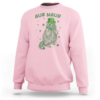 Aur Naur Cowboy Raccoon Meme Sweatshirt Funny Sarcastic Oh No Australian Accent