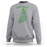 Aur Naur Cowboy Raccoon Meme Sweatshirt Funny Sarcastic Oh No Australian Accent