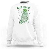 Aur Naur Cowboy Raccoon Meme Sweatshirt Funny Sarcastic Oh No Australian Accent