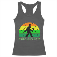 Aur NaurCowboy Raccoon Meme Racerback Tank Top Funny Sarcastic Oh No Australian Accent