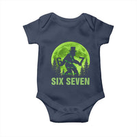 Funny Bigfoot St Patricks Day Baby Onesie Sasquatch Hiding Moon Forest Meme