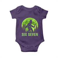 Funny Bigfoot St Patricks Day Baby Onesie Sasquatch Hiding Moon Forest Meme