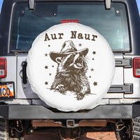 AUR Naur Cowboy Raccoon Spare Tire Cover Funny Sarcastic Oh No Australian Accent