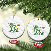 AUR Naur Raccoon St Patricks Day Meme Ceramic Ornament Funny Sarcastic Oh No Australian Accent