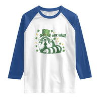 AUR Naur Raccoon St Patricks Day Meme Raglan Shirt Funny Sarcastic Oh No Australian Accent