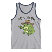 AUR Naur Cowboy Frog Meme Tank Top Funny Sarcastic Oh No Australian Accent