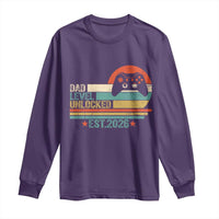 Dad Level Unlocked Long Sleeve Shirt Funny New Dad Gaming Gamer 2026