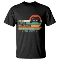 Dad Level Unlocked T Shirt Funny New Dad Gaming Gamer 2026