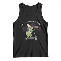 New Dad Frog 4th of July Tank Top Off to Commit Dad Foolery