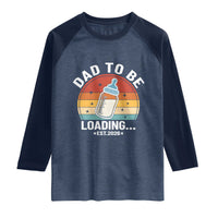 Dad to Be 2026 Raglan Shirt Funny Pregnancy Announcement Gift