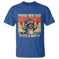 Proud New Dad It's A Boy T Shirt Funny Raccoon Humor Father's Day
