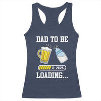 Dad to Be 2026 Racerback Tank Top Funny Pregnancy Reveal