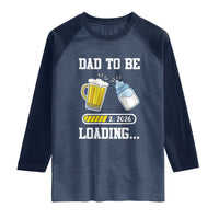 Dad to Be 2026 Raglan Shirt Funny Pregnancy Reveal